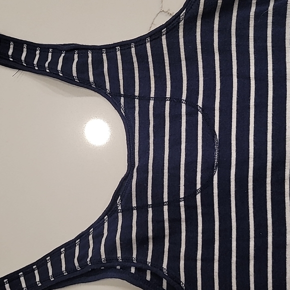 Striped American Eagle Ribbed Tank - Picture 3 of 5